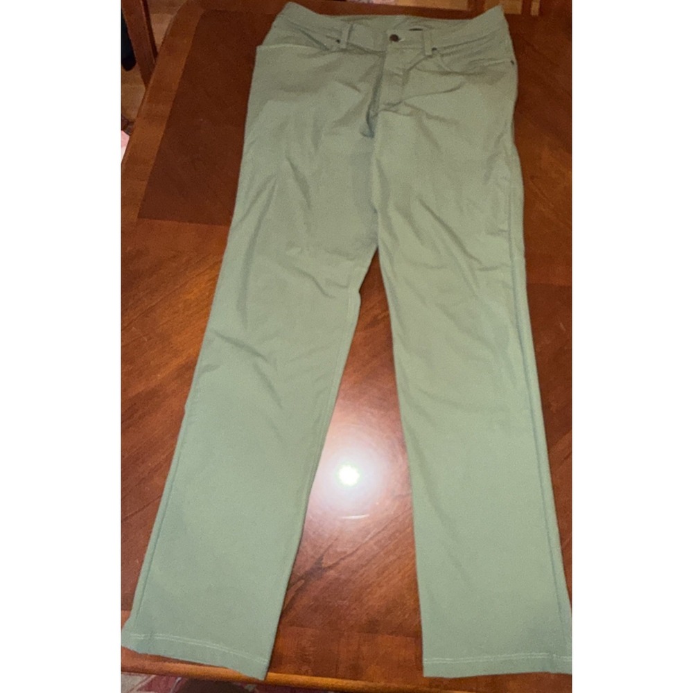 Lululemon ABC Pant Classic-Fit Warpstreme Olive Green Mens 31x31 Trousers